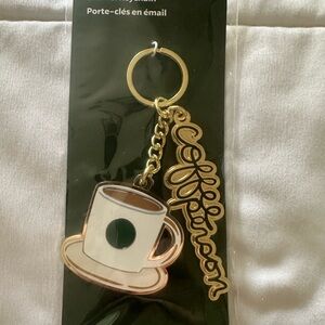 Starbucks enamel keychain